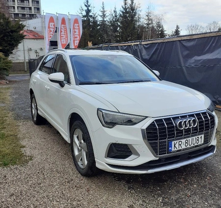 Audi Q3 cena 112000 przebieg: 73800, rok produkcji 2019 z Kraków małe 254